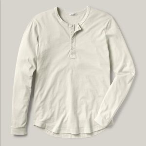 Buck mason long sleeve white